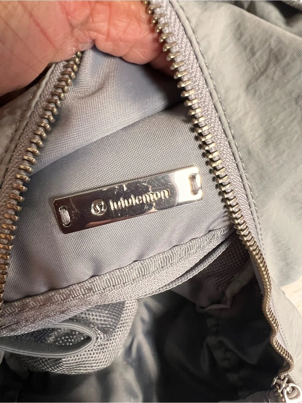 lululemon athletica Pale Gray Compact Sling Backpack